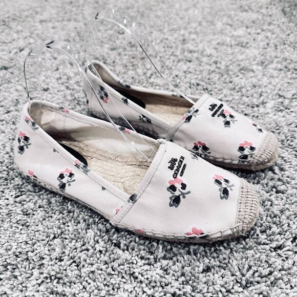 Coach Shoes - Coach Rhodelle Slip On Espradille Cream Floral Rose Casual Shoe Size 7.5